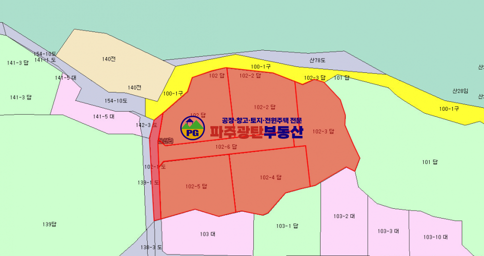 경기 파주시 광탄면 신산리 파주시광탄면 주택부지 시내인근 토목공사완료 박달산등산로 매매 매물번호 10018 사진 5