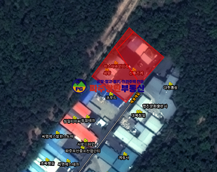 경기 파주시 조리읍 오산리 부지914평 건물326평 민원없는지역 매매 매물번호 10015 사진 2